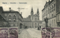 1921 - Széchenyi tér, Tshurl átjáró a Mátyás király utca felé (képeslap)